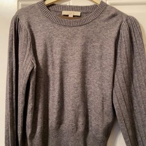 Loft Pleated Sleeve Sweater
